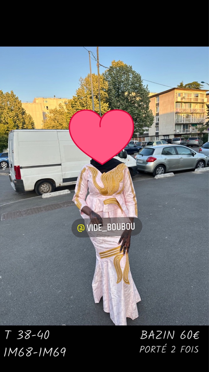 Jolie robe 2024 en bazin